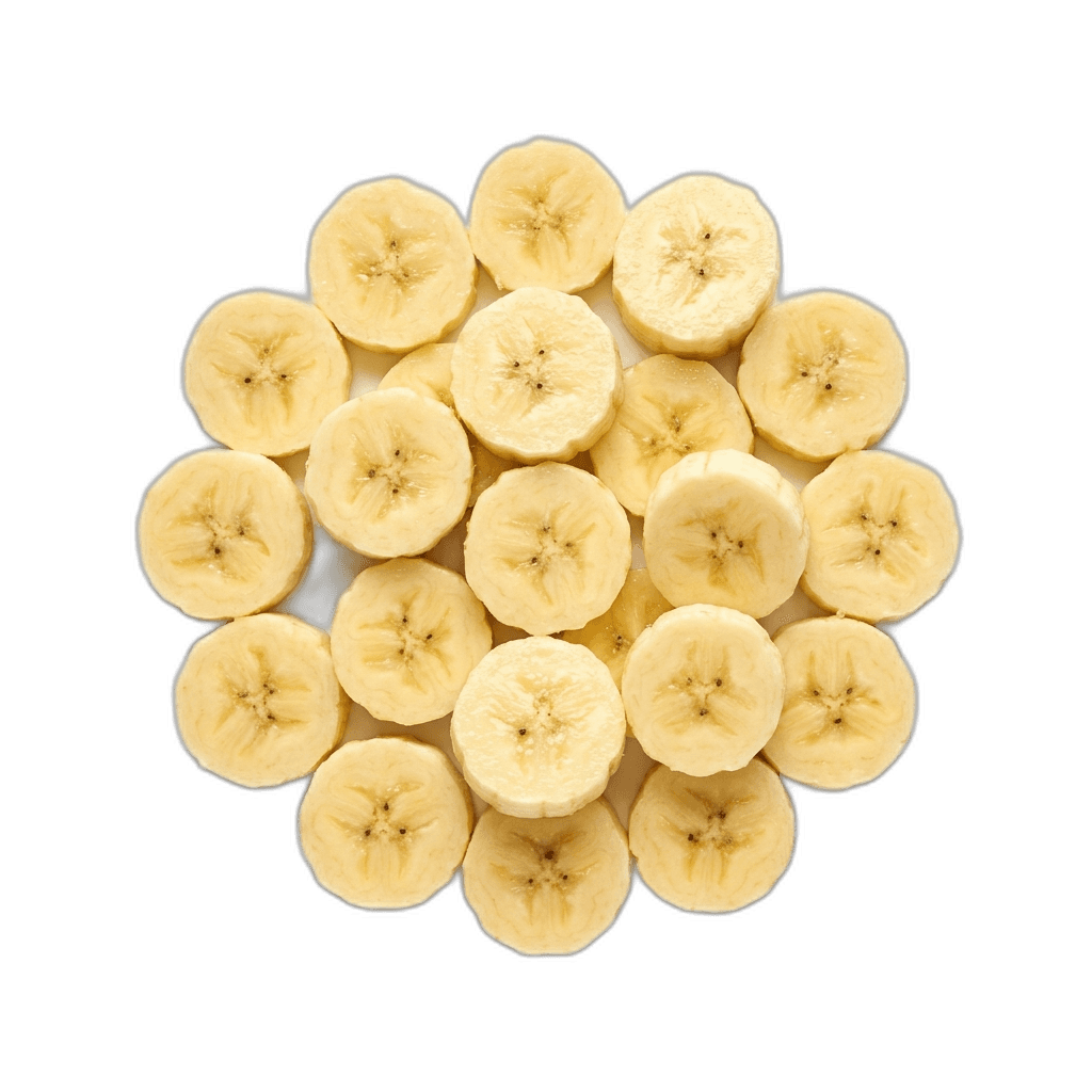 Sliced Bananas